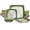 Multi-color, variant on Vancasso Stoneware Dinnerware Sets, 16 Piece Square Gray Dishes, Service for 4, Series Stern