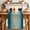 Turquoise, khaki, variant on Turquoise Ombre Table Runner - 48 Inch Long Modern Yellow Gradient Farmhouse Art Cotton and Linen Blended Dress Scarves Farmhouse Table Runner for Kitchen Dining, Coffee Table, 13" x 48"