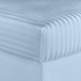 thumbnail image 3 of Home Collection 1200 Thread Count 100% Cotton Egyptian Quality Deep Pocket Stripe Sheet Set (California King, Blue), 3 of 4