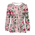 thumbnail image 4 of Aloohaidyvio Womens Long Sleeve Shirts Spring Casual Loose Basic Pleated Tops Summer Trendy Clothes 2025, 4 of 5