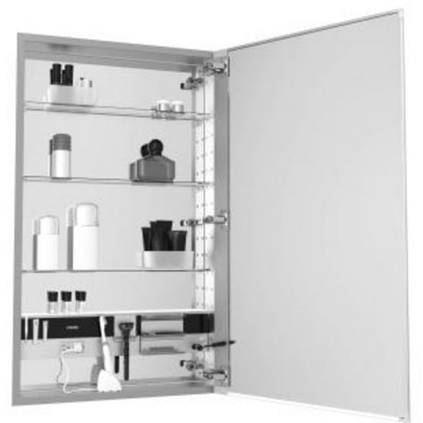 Robern MC2440D8FBRE4 Mirrored M Series 24" X 40" X 8" Single Door