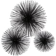 thumbnail image 2 of Modern Day Accents Erizo Spiked Medium Black Sphere, 2 of 2