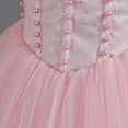 thumbnail image 3 of Little Girls Dresses Flower Girl Dress Toddler Sleeveless Tulle Dress Tea Party Dresses for Girls Pink Dress Girl Toddler Tutu Dress Girls Birthday Party Dress 4-5 Years, 3 of 8