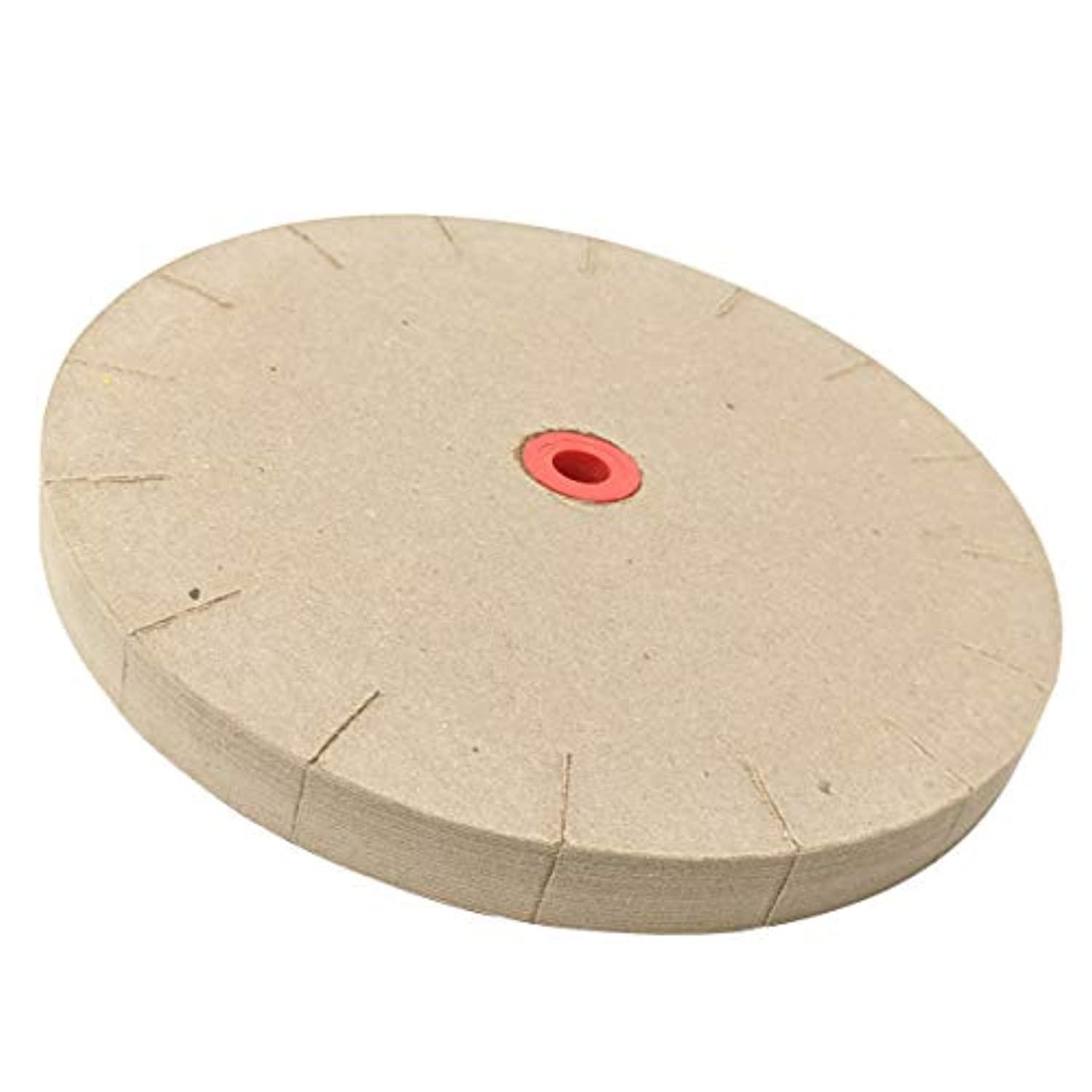 wheel sharp 8 in. slotted paper polishing wheel for 6 in. grinders made in usa deburr, polish