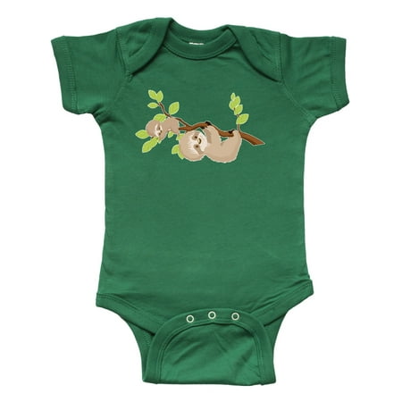 

Inktastic Sloths on Tree Branch Gift Baby Boy or Baby Girl Bodysuit