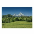 thumbnail image 1 of Germany Cutting Board, Bavarian Alps Village of Berchtesgaden and Watzmann Germany, Decorative Tempered Glass Cutting and Serving Board, Small Size, Forest Green Fern Green, by Ambesonne, 1 of 1