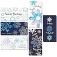 thumbnail image 1 of 36-Pack Merry Christmas Holiday Greeting Card - Xmas Money and Gift Card Holder Cards in 6 Cute Snowflake Designs, Bulk Assorted Winter Holiday Cards Box Set with Envelopes Included, 3.6 x 7.25 Inches, 1 of 8