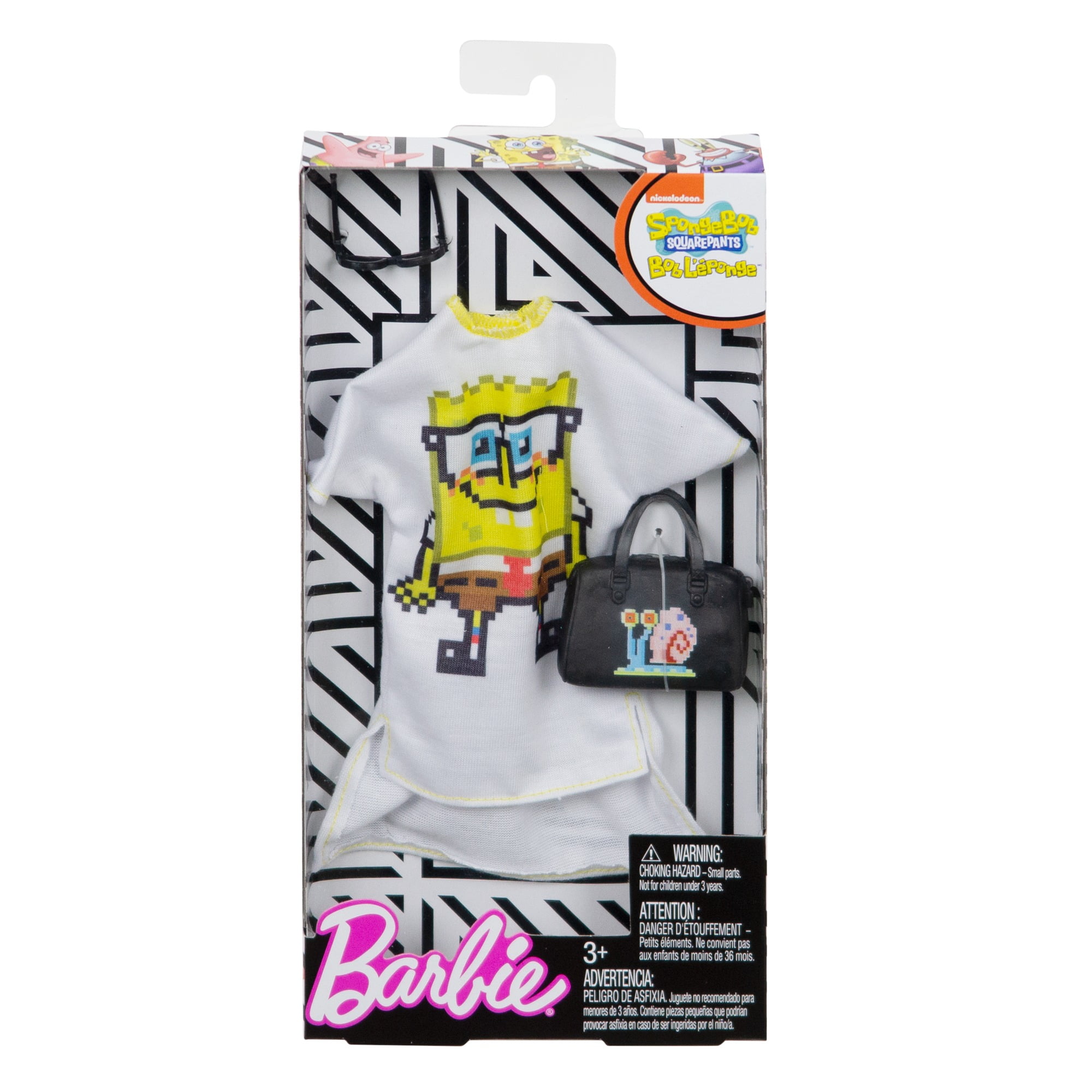 barbie spongebob fashion packs