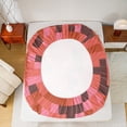 thumbnail image 5 of Homewish Pixelate Miner Gaming Full Size Sheets, Red Square Abstract Bed Sheets, 4pcs, 5 of 7