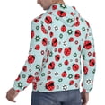 thumbnail image 6 of Honeii Ladybugs And Flowers 1 Pattern Mens Hoodies Men's Loose Sleeve Sweatshirt,Pullover Hooded Sweatshirt for Men,Essentials Hoodie-4X-Large, 6 of 7