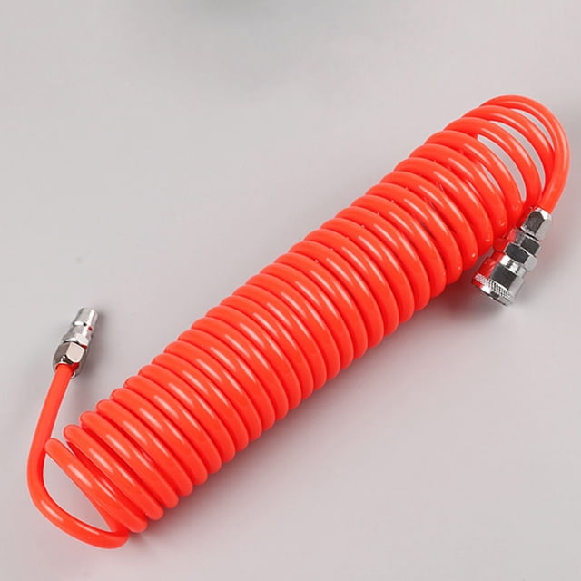 KAKOWELY Stretching Air Compressor for Pneumatic Tools Red Stainless Steel 1Set