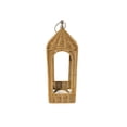 thumbnail image 2 of Modern Rattan Cathedral Arch Candle Holder 14 Inch Hand Woven Wicker for Indoor Outdoor Tabletop Decor, 2 of 9