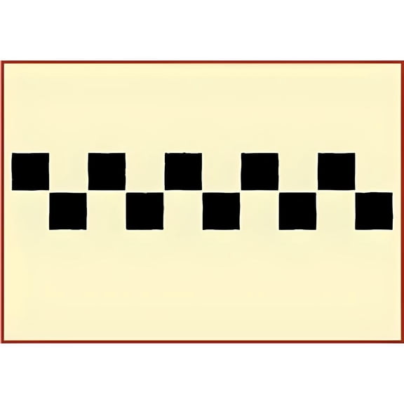 Checkerboard Large Border Stencil - DIY Art & Craft Reusable Sturdy Flexible Painting Template 10 mil Plastic Mylar Wall Floor Tile Craft Stencils - The Artful Stencil