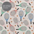 thumbnail image 6 of Zufioo Cute Tennis Racket Pattern Shower Curtain 72x72in, Waterproof Curtain for Bathroom-Waterproof, Mildew-proof, Quick-drying,Home Bathroom Supplies-One Size, 6 of 9