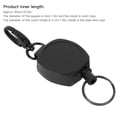 thumbnail image 4 of Retractable Key Chain, Portable Automatically Rebound Stretchable Keychain Lightweight  For Advertising Promotion Square, 4 of 8