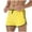 Yellow, variant on Men Athletic Shorts, Xunlbb Man Casual Sports Mesh Breathable Running Training Zipper Pocket Drawstring Shorts