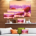 thumbnail image 3 of Jardins Japonais Rouges et Violets - Grande Impression sur Toile, 3 of 4