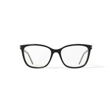 Walmart Women's XSLV03AS-01 Prescription Eyeglasses with Case, Black