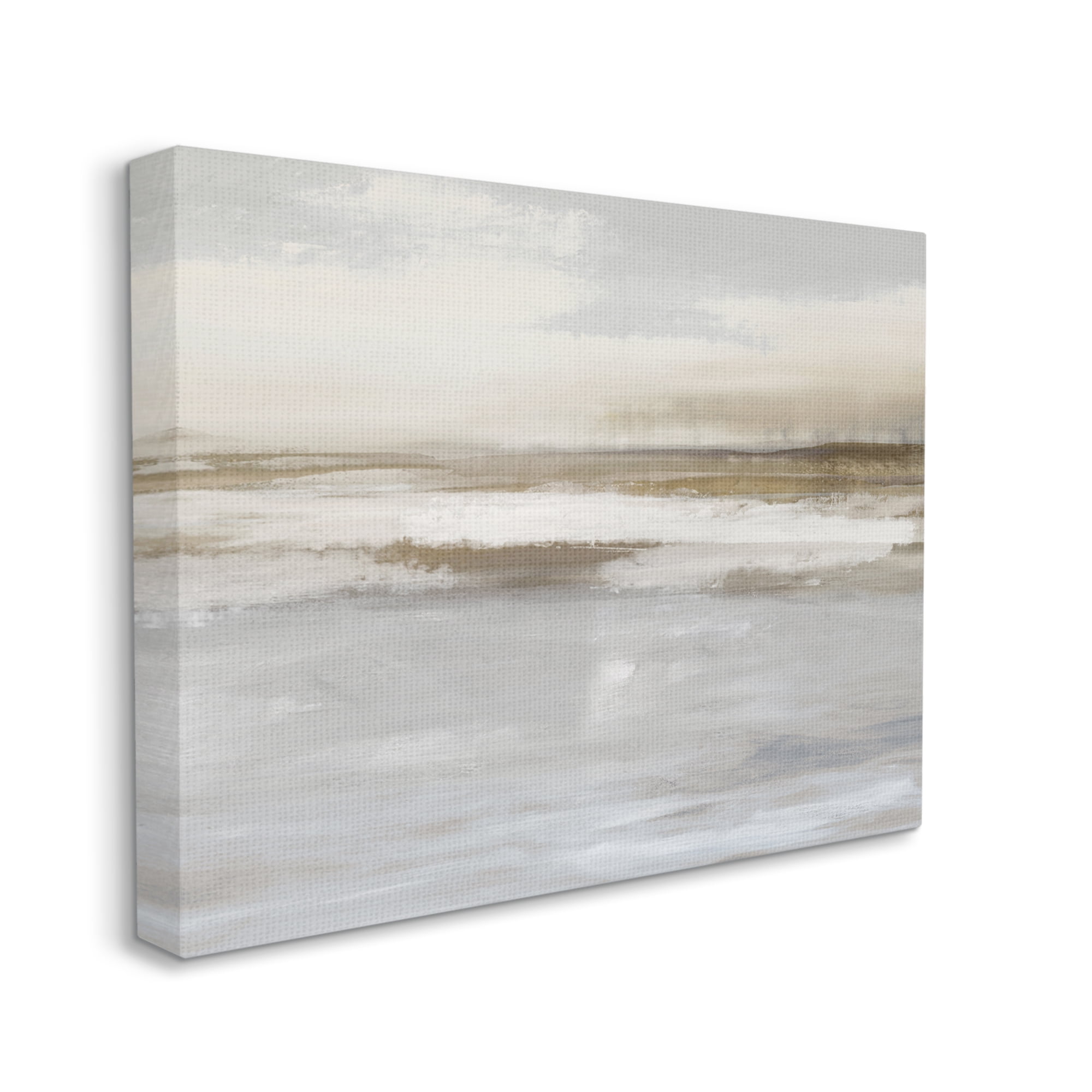 Stupell Industries Cloudy Abstract Landscape Landscape Painting Gallery Wrapped Canvas Art Print Wall Art, 20 x 16
