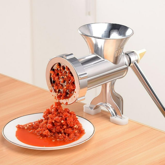 Picadora de carne manual,Accesorio para picadora de carne manual,Suministros para hacer salchichas en casa con abrazadera de mesa,Máquina trituradora de alimentos portátil