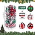 thumbnail image 2 of Adornos de bolas de Navidad JanHm 30 piezas 6 cm Plástico Irrompible, 2 of 5