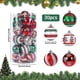 thumbnail image 1 of 30 Uds adornos de bolas de Navidad JanHm Bola de plástico irrompible 6cm para árbol de Navidad, 1 of 4