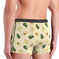 thumbnail image 4 of Men's Boxer Briefs, Cute Avocado Soft Comfy Mens Underwear Boxer Briefs Breathable With Widen Waist, 4 of 7