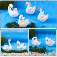 thumbnail image 3 of 4pcs Micro Landscape Decoration Miniature Animal Figurine Simulated Swan Decor, 3 of 8