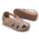 thumbnail image 1 of Sandalias planas huecas con punta redonda Retro Low-top Roman Zapatos de mujer Wmkox8yii shjk3936, 1 of 3