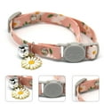 thumbnail image 6 of Walbest Dog Cat Collar, Breakaway Adjustable Floral Pattern Polyester Collars with Bell for Pet Cats Dogs Puppy Kitten, 6 of 7