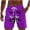 Purple, variant on Purcolt Men's Swim Trunks Big and Tall 9 inch Bathing Suit Board Shorts with Pockets S-2XL