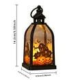 thumbnail image 3 of Battery Operated Halloween Lanterns Outdoor with Pumpkin Skull Witch and Ghost Hand Designs Portable LED Lights with Handle for Indoor Outdoor Halloween Decor Party Favors and Night Light, 3 of 4