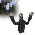 thumbnail image 2 of JJKBVCLO Halloween Decoration Outdoor Courtyard Logo Shaped Electronic Plug Sound Control Swinging Body Decoration Terrifying Skeleton Garden Prop Post, 2 of 5