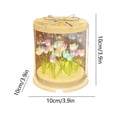thumbnail image 3 of Ouuluon Night Light Flower Sea Handmade Diy Night Light Kit, Cake Box Romantic Ambient Lamp for Bedroom Birthday Gift for Women Girls, 3 of 7
