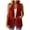 Red, variant on Lovskoo Women's V Neck Sleeveless One Button Open Front Blazer Vest Business Jacket Casual Waistcoat Black