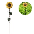 thumbnail image 4 of Estacas De Girasol Girasol Amarillo Decoración Al Aire Libre Simulación Jardín Girasol Hierro Flor Césped Estatua Escultura Para Jardín Patio Césped Patio Eigraketly HA013188-00, 4 of 7
