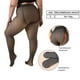 thumbnail image 5 of Medias forradas línea de mujer pantimedias transparentes cálidas medias gruesas térmicas translúcidas falsas Leggings, 5 of 7