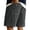 Gray #039, variant on Shorts for Men Wide Leg Corduroy Shorts Apparel Drawstring Summer Elastic Waist Baggy Casual Vacation Classic Big and Tall Shorts, L