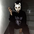 thumbnail image 4 of Máscara de calavera para fiesta, disfraz de demonio, hombre lobo, Tigre, Calavera, media cara, disfraz de Halloween, baile, graduación, utilería, 4 of 4