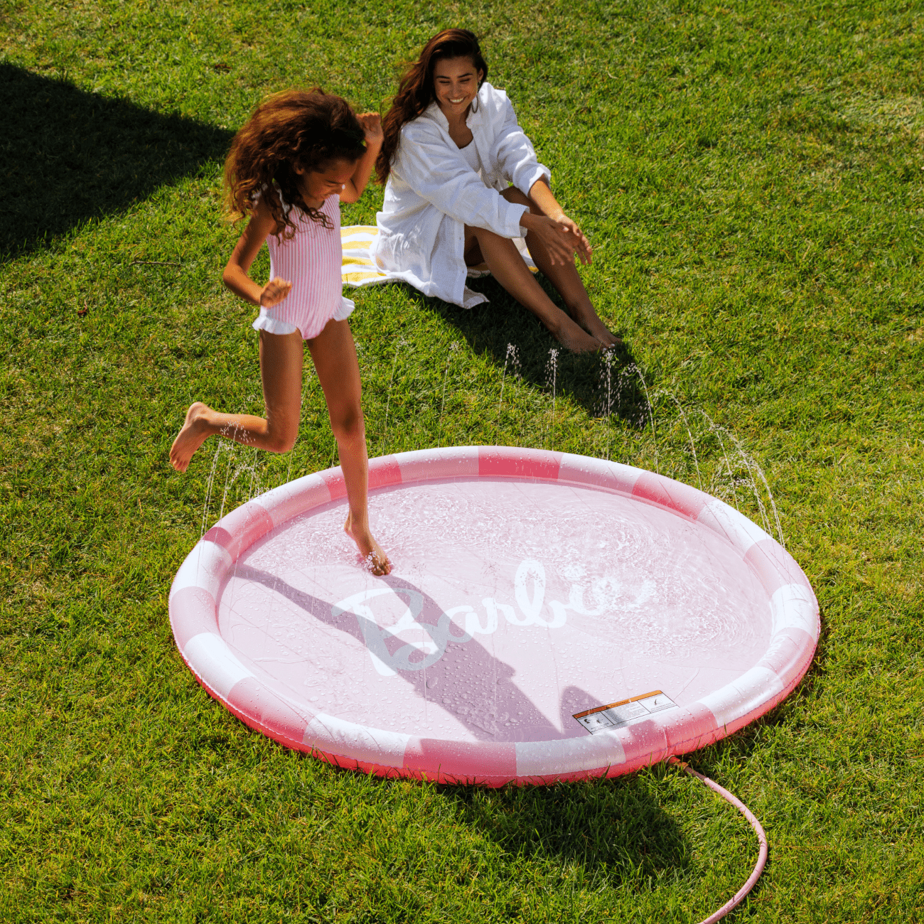 Barbie + Float Life by Funboy Splash Pad, 64" Diameter, Children Ages 6+
