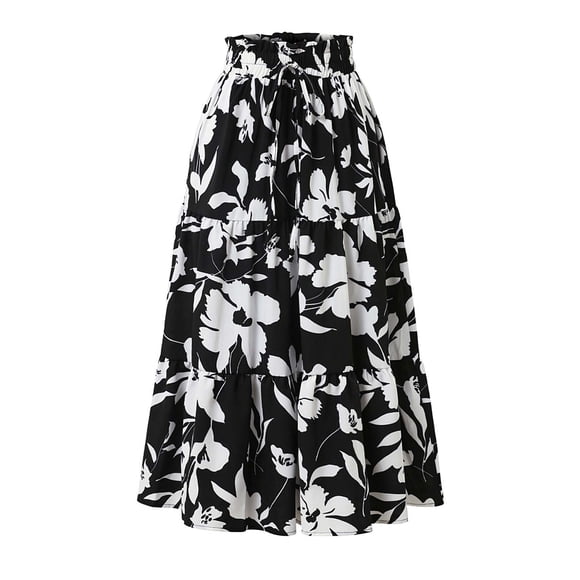Leather Skater Skirts for Women Heart Skirt Bed Skirts for Adjustable Bed Skirt Adjustable Frame Mini Elegant Floral Pleated Midi Women Summer High End Fashion Stylish A Black M