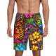 thumbnail image 1 of Balery Butterfly Garden Pantalones cortos de pijama de punto de algodón para hombre con cinturilla y bolsillos-XX-Large, 1 of 6