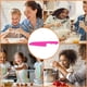 thumbnail image 5 of Monstrate Juegos de cocina para niños, utensilios de cocina de plástico auténtico, pan, ensalada, lechuga, bordes dentados, asas ergonómicas Mostrada tipo 25, 5 of 6