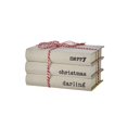 thumbnail image 1 of Raz Imports 2021 8-inch Merry Christmas Darling Stacked Books Decor, 1 of 1