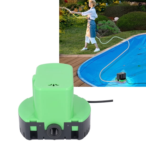 Bomba De Drenaje Automática, Bomba De Drenaje De Agua Con Carcasa De ABS 1200 GPH Para Jardín