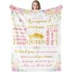 thumbnail image 1 of LHSHID Happy Birthday Blanket Gifts for Girls Women Floral Birthday Throw Blanket for Daughter Mom Bday Gift Ideas for Wife Grandma Happy Birthday Decorations Flannel Blanket for Female 40"x50", 1 of 9