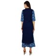 thumbnail image 3 of Bimba Women Button-Down Printed Kurta Blue Kurti Classic Ethnic Casual Clothing, 3 of 9