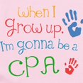 thumbnail image 2 of CafePress - Kids Future Cpa Infant Bodysuit - Baby Light Bodysuit, Size Newborn - 24 Months, 2 of 4