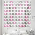 thumbnail image 1 of Geometric Tapestry, Square Frames in Vintage Colors Geometric Pale Toned Illustration, Fabric Wall Hanging Decor for Bedroom Living Room Dorm, 5 Sizes, Pink White Grey, by Ambesonne, 1 of 1