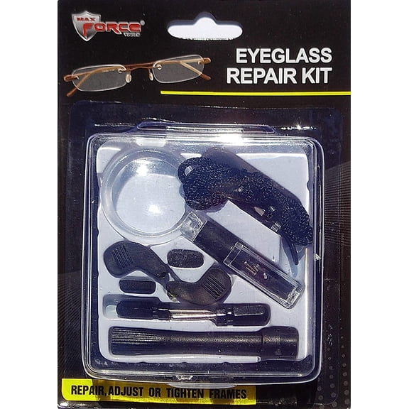 15 pc Eyeglass Repair Kit for Sunglasses, Reading Glasses, and Prescription
